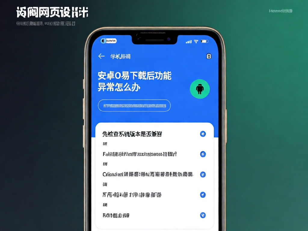 安卓O易应用兼容性检查示意图